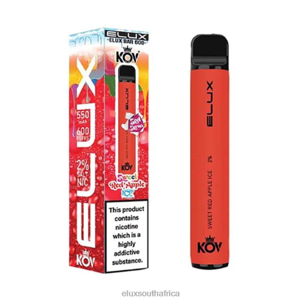 Elux Vape Review - Elux Bar Sweet Series Disposable Vape Sweet Red Apple Ice 684268