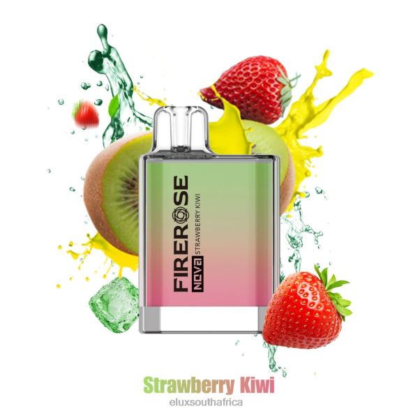 Elux South Africa - Elux Firerose Nova 600 Puffs Disposable Vape Strawberry Kiwi 6842622
