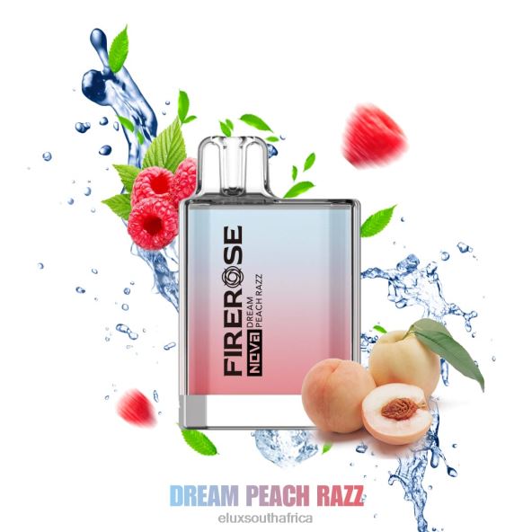 Elux Vape Juice - Elux Firerose Nova 600 Puffs Disposable Vape Dream Peach Razz 68426109