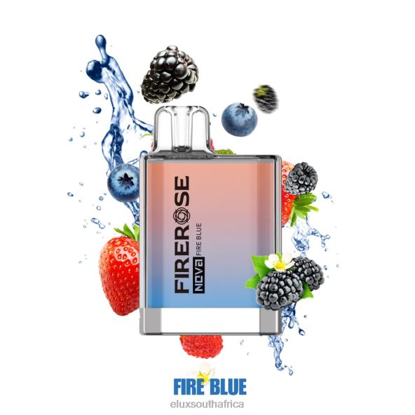 Elux Vape South Africa - Elux Firerose Nova 600 Puffs Disposable Vape Fire Blue 6842623