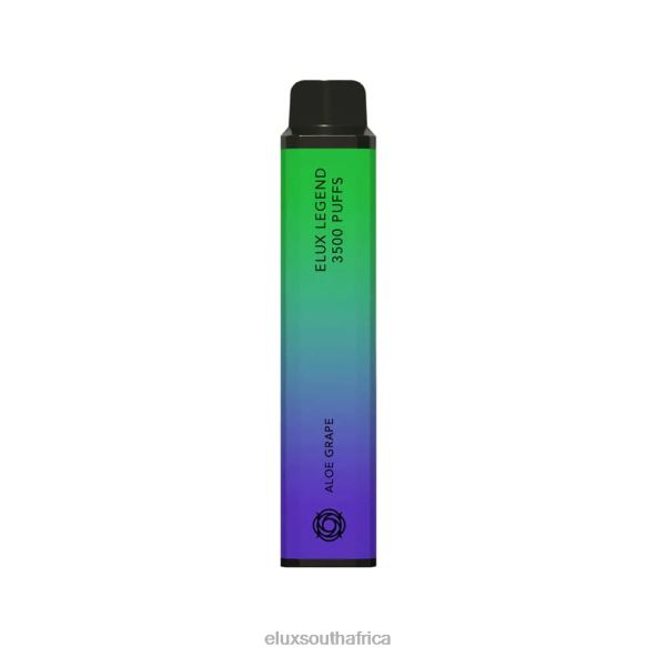 Elux Vape Flavours - Elux Legend 3500 Puffs Disposable Vape Aloe Grape 6842625