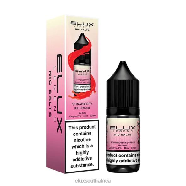 Elux Cape Town - Elux Legend Nic Salt 10ml Strawberry Ice Cream 6842641