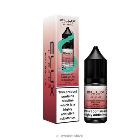 Elux Flavours - Elux Legend Nic Salt 10ml Strawberry Watermelon Bubblegum 6842614