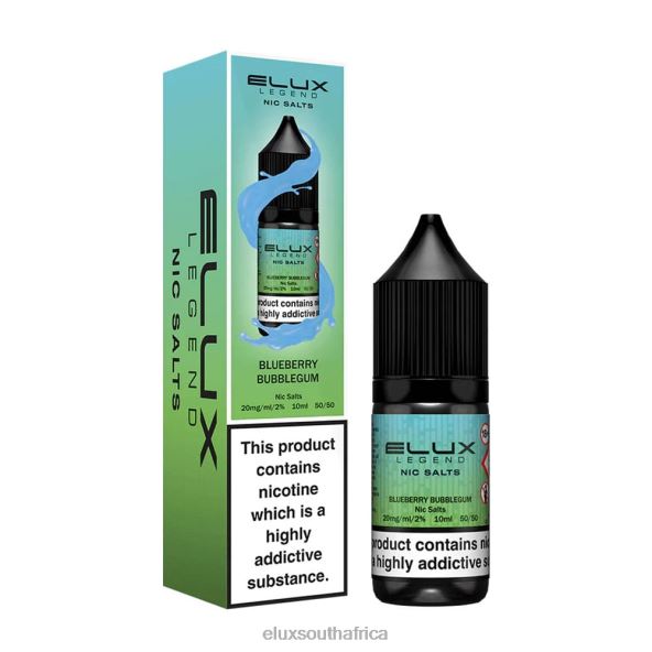 Elux Liquid Flavours - Elux Legend Nic Salt 10ml Blueberry Bubblegum 6842640