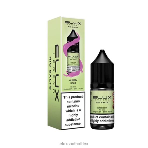 Elux Liquid Flavours - Elux Legend Nic Salt 10ml Gummy Bear Nic Salt 6842610