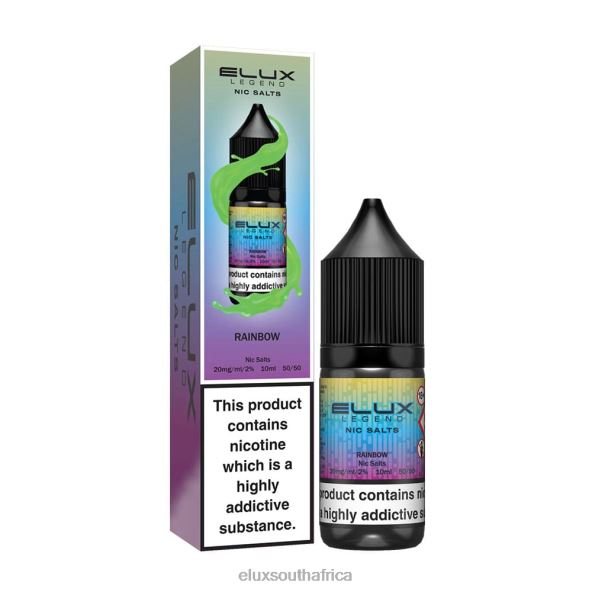 Elux Liquid Flavours - Elux Legend Nic Salt 10ml Rainbow 6842670