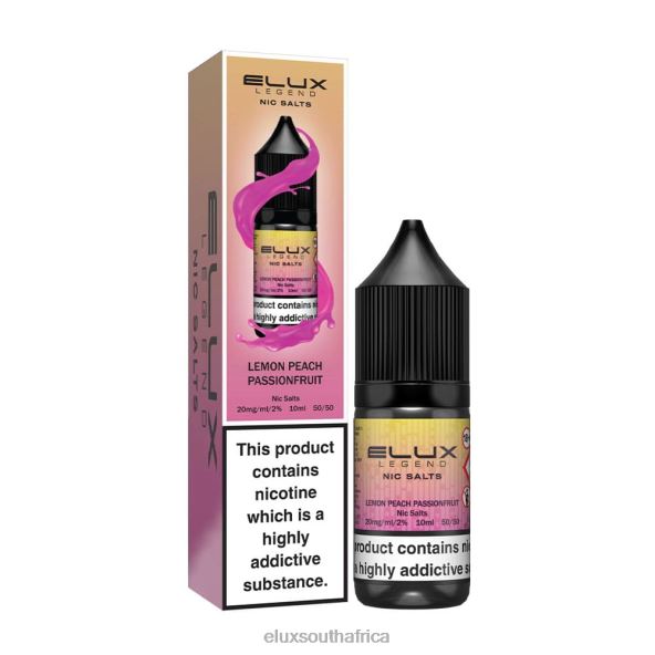 Elux Vape Near Me - Elux Legend Nic Salt 10ml Lemon Peach Passionfruit 6842667